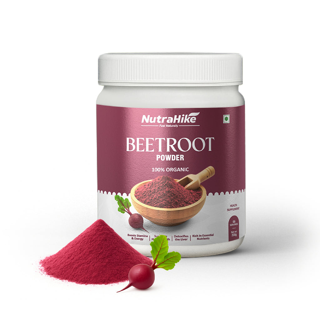 Organic Beetroot Powder 200g – Superfood Powder for Smoothies, Pre Workout & Daily Nutrition, Natural Nitrate Source, Energy & Endurance Support, Vegan, Gluten Free, No Fillers