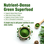 Chlorella Powder 200g – Nutrient-Dense Green Superfood, Naturally Rich in Protein, Chlorophyll, Vitamins & Minerals, Daily Greens Powder for Smoothies, Vegan, Gluten Free