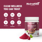 Organic Beetroot Powder 200g – Superfood Powder for Smoothies, Pre Workout & Daily Nutrition, Natural Nitrate Source, Energy & Endurance Support, Vegan, Gluten Free, No Fillers