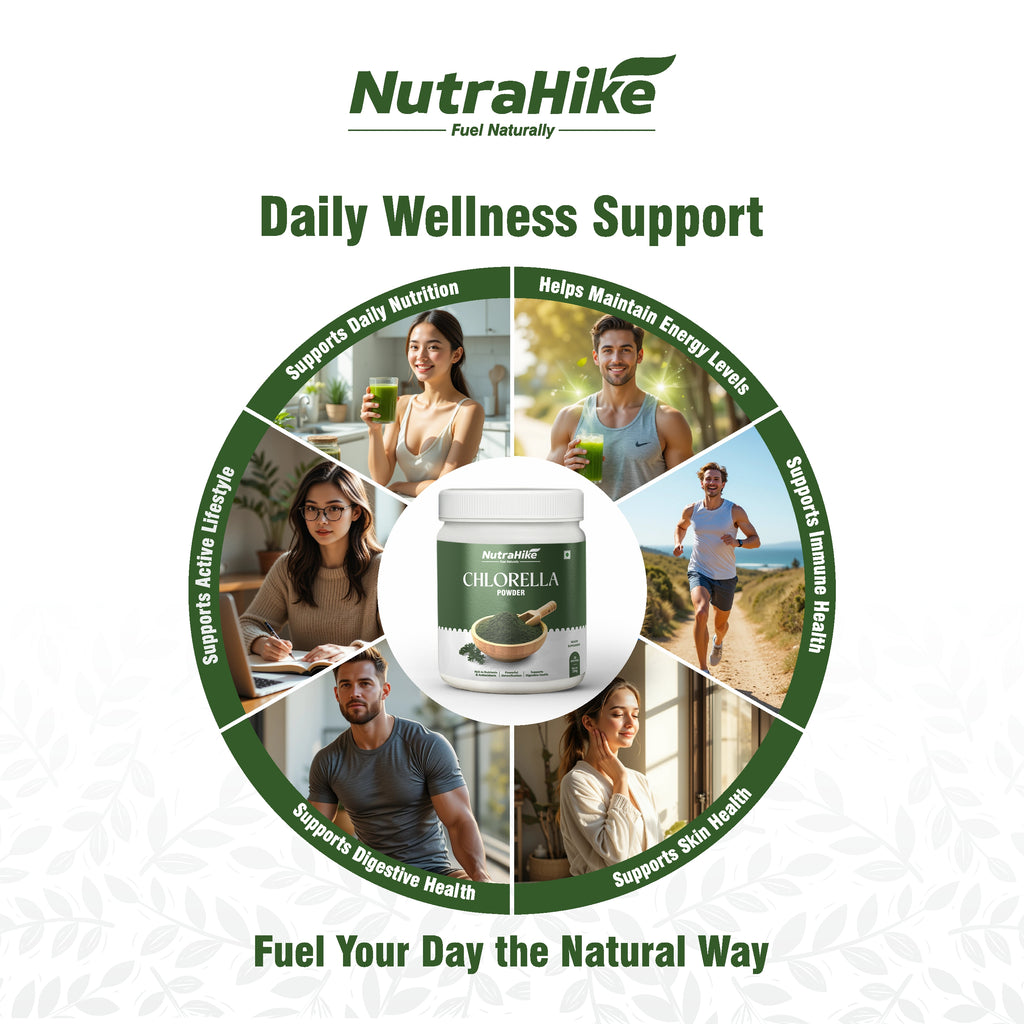 Chlorella Powder 200g – Nutrient-Dense Green Superfood, Naturally Rich in Protein, Chlorophyll, Vitamins & Minerals, Daily Greens Powder for Smoothies, Vegan, Gluten Free