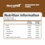 Organic Ashwagandha Root Powder 227g – Pure Ashwagandha Powder, Withania Somnifera, Unflavoured, Vegan, No Additives