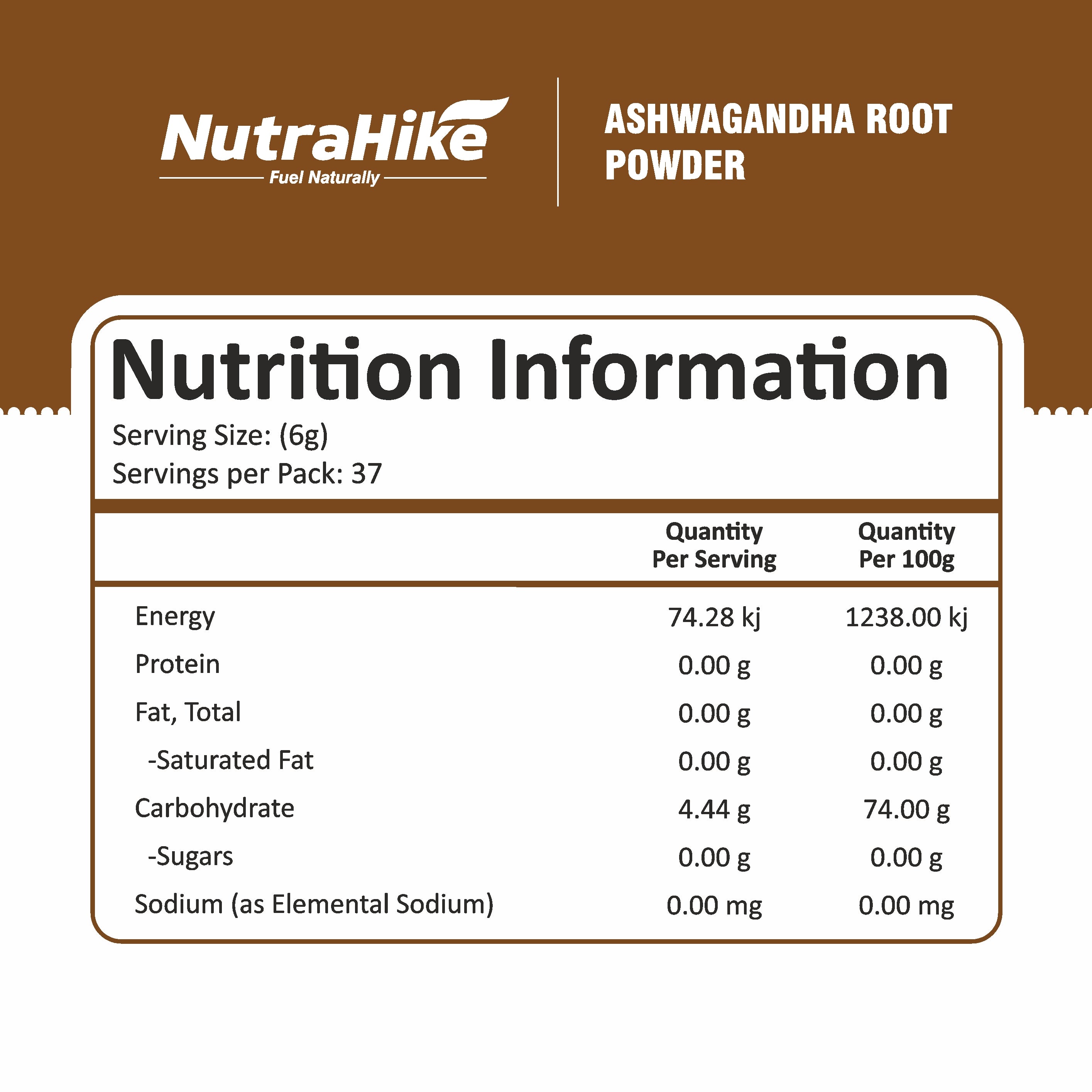 Organic Ashwagandha Root Powder 227g – Pure Ashwagandha Powder, Withania Somnifera, Unflavoured, Vegan, No Additives