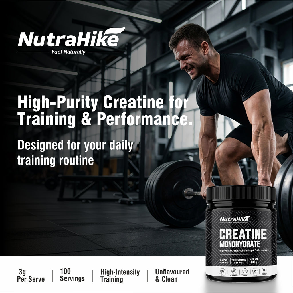 Creatine Monohydrate Powder 200g – Micronized, Unflavoured, Pure Creatine Supplement to Support Strength & Training Performance | German Sourced