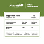 Organic Barley Grass Powder 250g – Green Superfood, Chlorophyll Rich, 100% Pure & Natural, No Additives, Vegan, Smoothie & Juice Friendly
