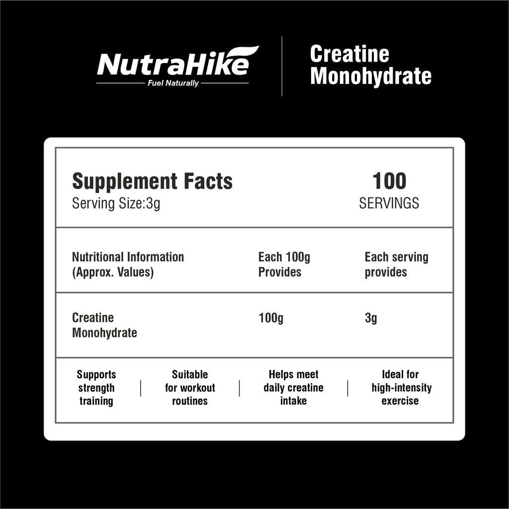 Creatine Monohydrate Powder 200g – Micronized, Unflavoured, Pure Creatine Supplement to Support Strength & Training Performance | German Sourced